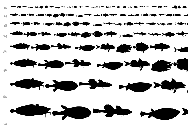 Le Fish font waterfall